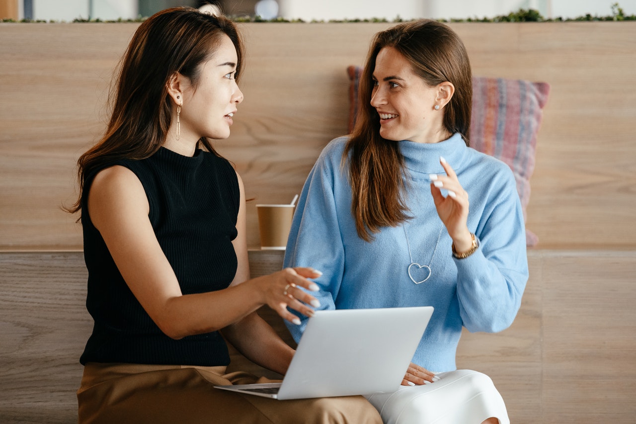 workplace women meeting