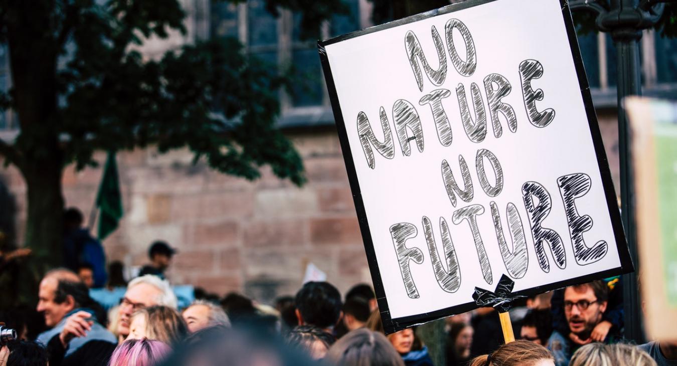 no nature no future climate protest