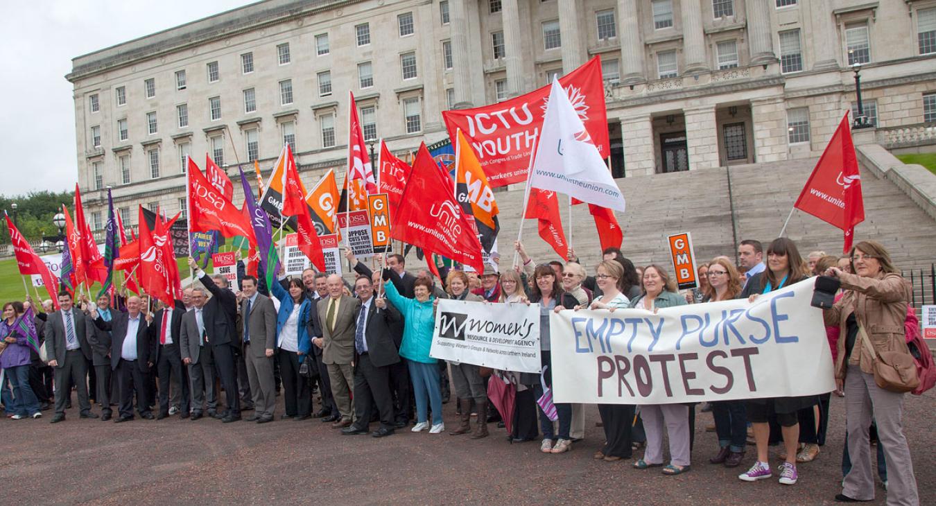 ICTU Welfare Protest Stormont