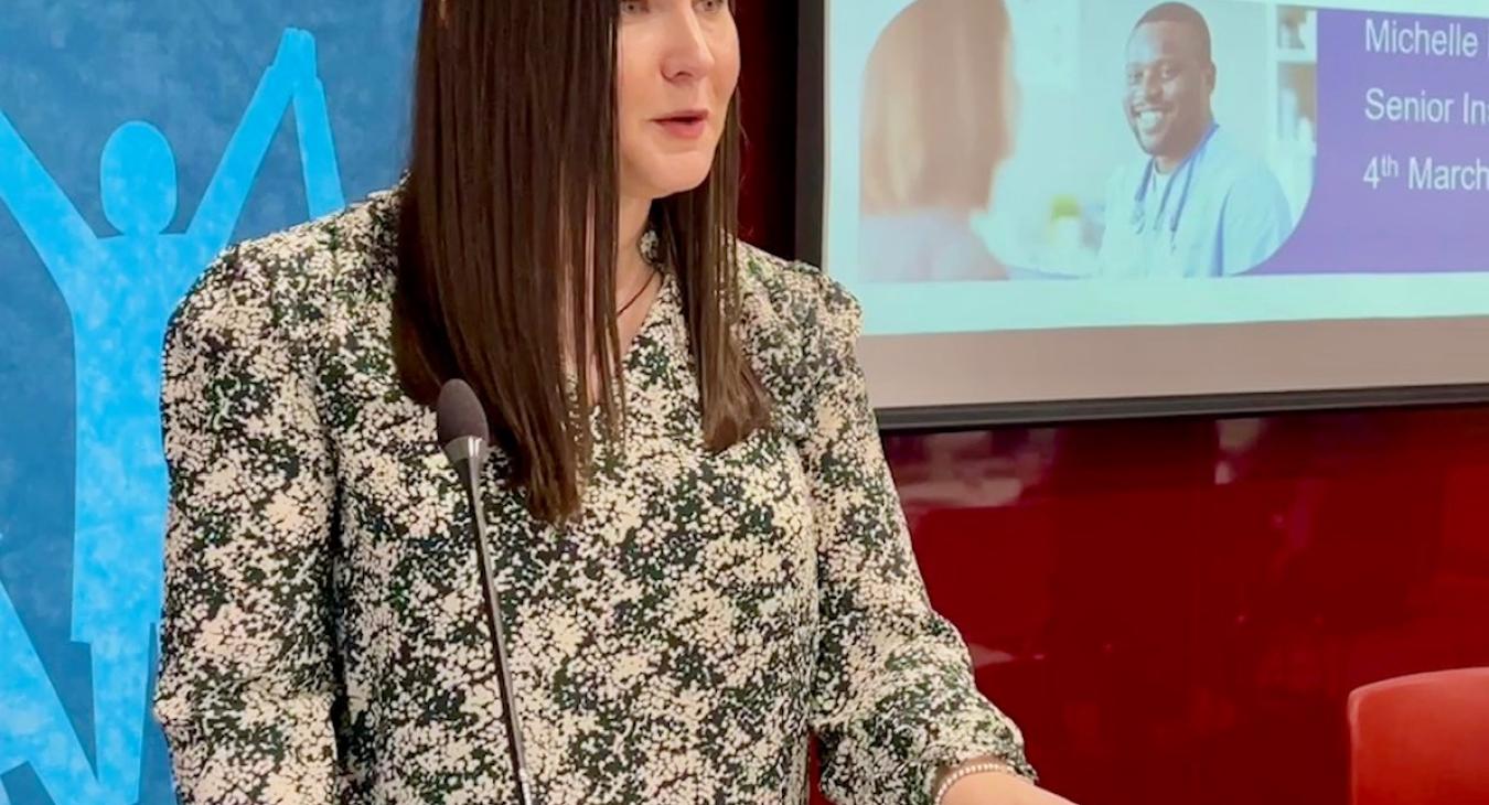 ICTU Vice President Katie Morgan